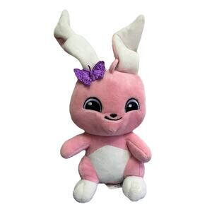 Animal Jam Pink Bunny Rabbit Plushie Stuffed Animal Adorable Kids No Code Incl